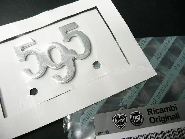 Abarth Tributo 595 ORIGINAL Emblem NEU Logo Schritzug Aufkleber SELTEN