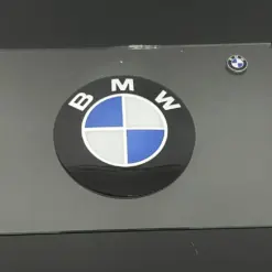 BMW Rarität GLASSCHILD Aufsteller Logo Schild Emblem Schriftzug Plakette