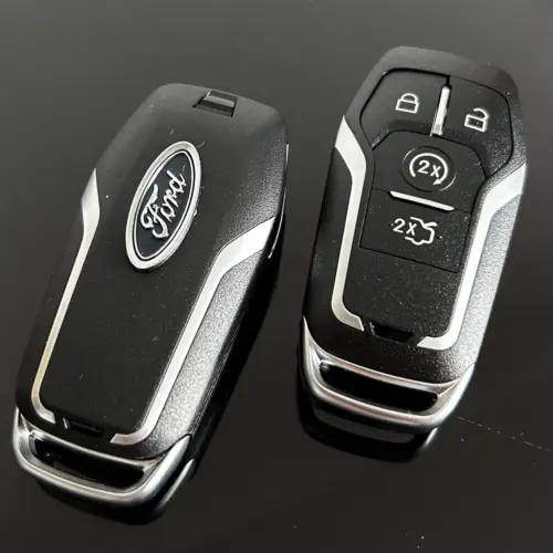 FORD Schlüsselgehäuse ORIGINAL + Logo Emblem Schlüssel Rohling Ford Fusion Explorer Rand Mustang Mondeo Kuka 2013-2018