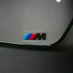 für BMW Aufkleber Glas Logo 20mm Schriftzug selbstklebend Spiegelemblem schwarz – Bild 4