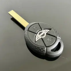 für einen MINI 3 Tasten Schlüsselgehäuse + Emblem Copper Schlüssel Rohling Ersatzschlüssel für Mini Cooper 2005–2007 – Bild 4
