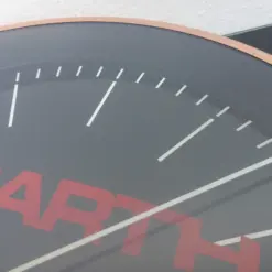 Alternative view of für Fiat ABARTH Wanduhr 30cm mit Logo Emblem Schriftzug Uhr Deco Metall