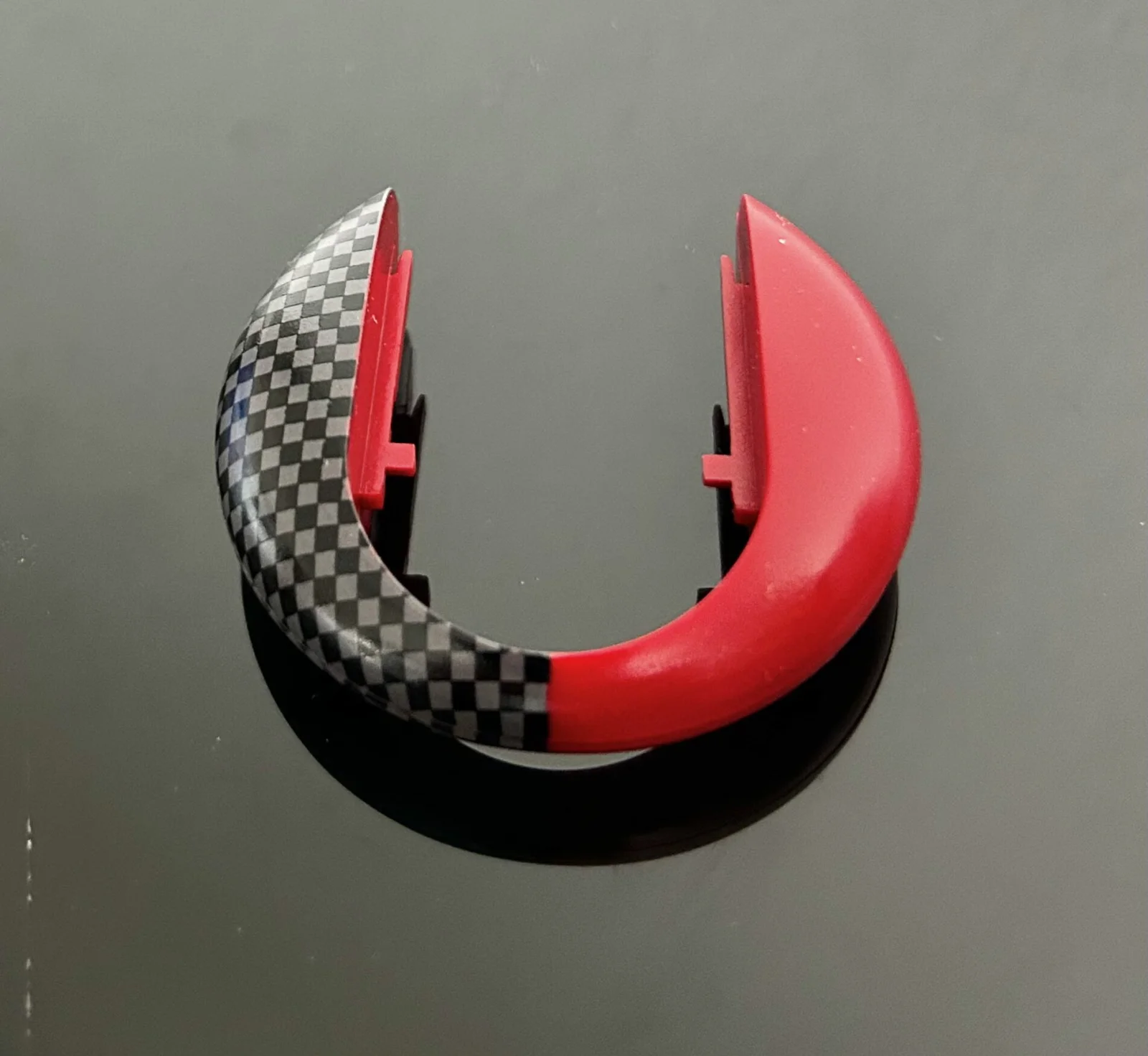 für MINI Schlüssel Anhänger Schutzring Copper CARBON/ROT Schlüsselkappe Schlüsselschutz F56 F55 F54 F60 Cabrio F57 – Bild 4