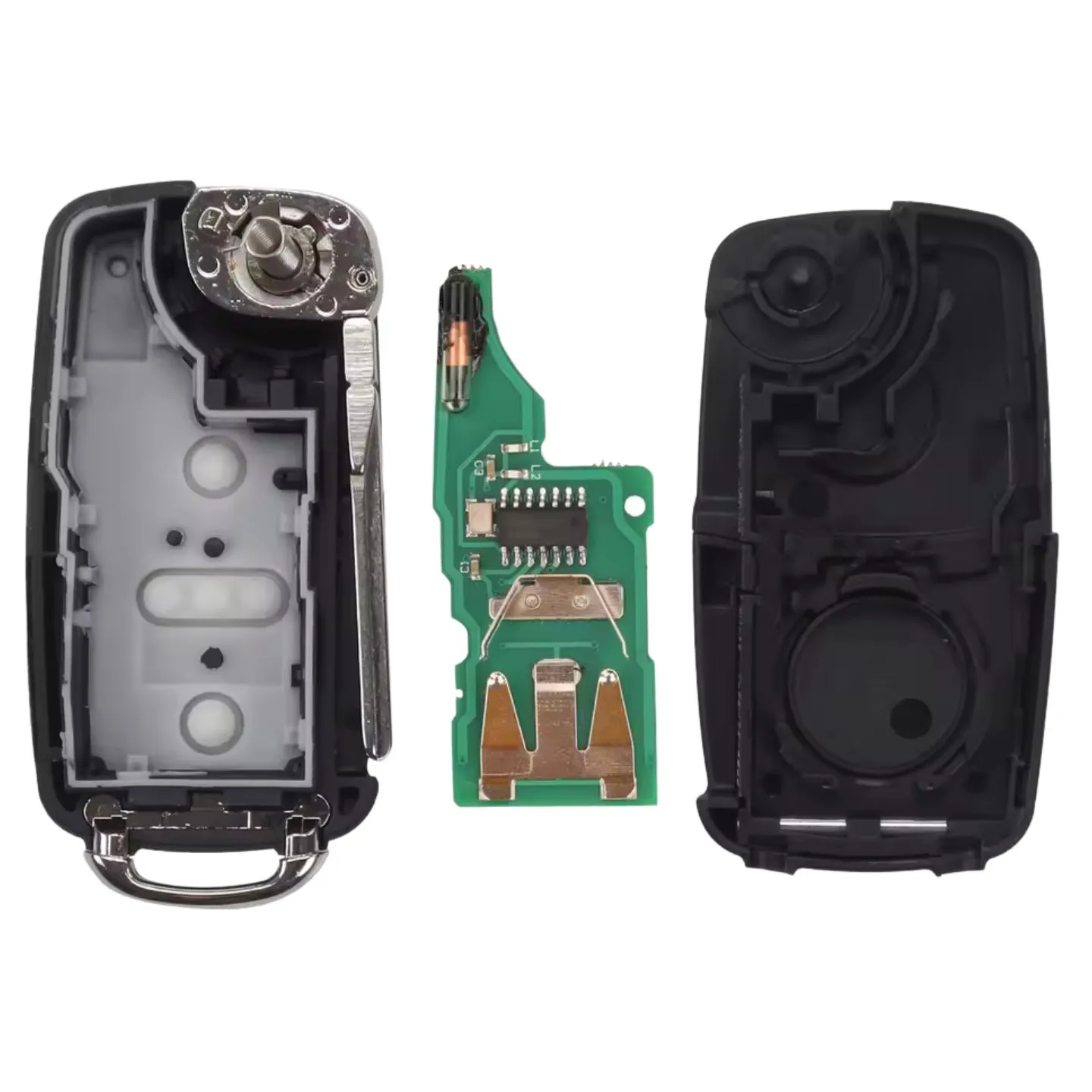 Für VW Schlüssel 3-Tasten 434 MHz – mit ID48 Chip – 5K0837202AD für Golf Polo Jetta T5 – Bild 2