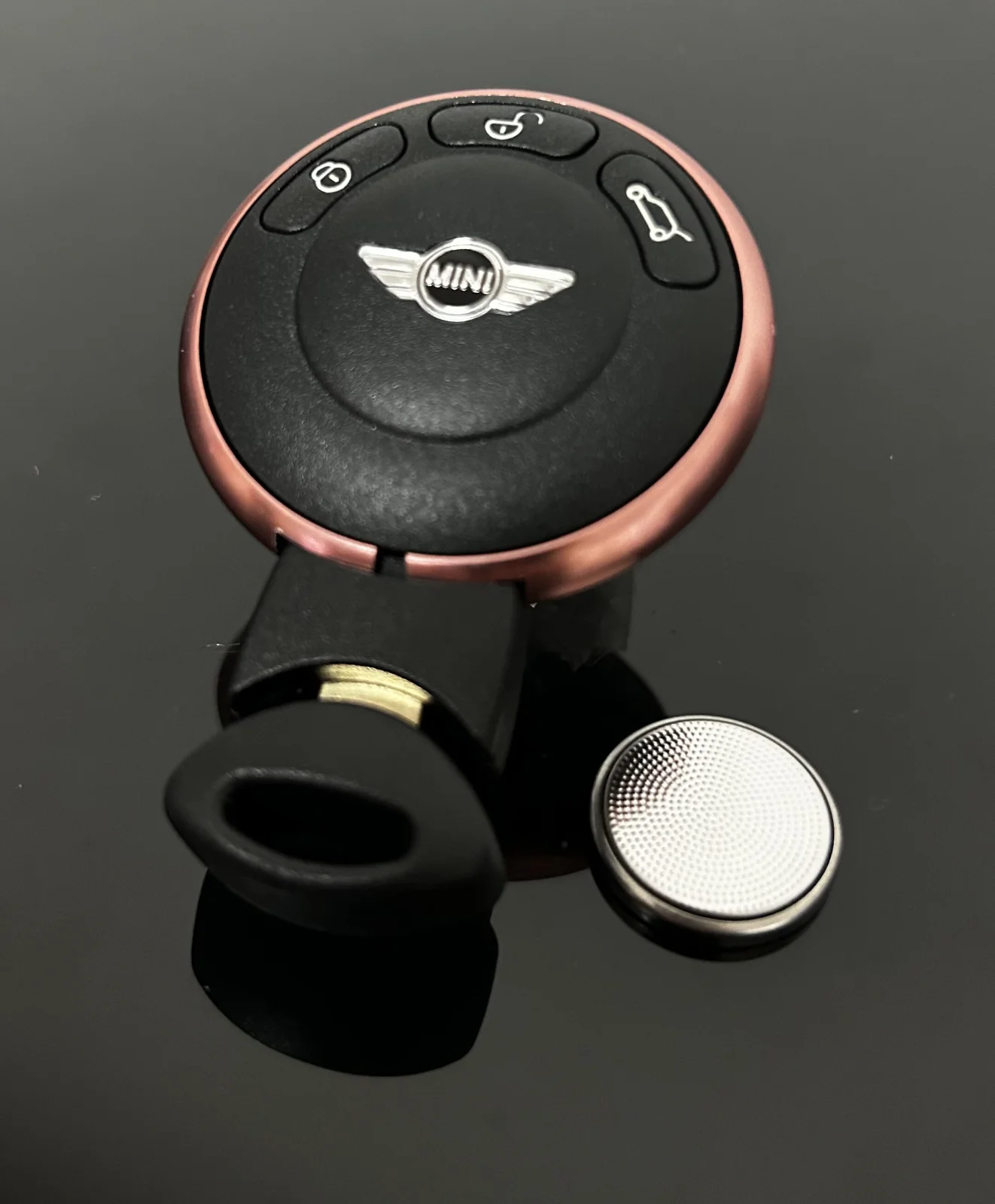 MINI original Schlüsselgehäuse EDITION PINK Emblem Schlüssel Rohling BMW R56 R57 R58 Cabrio R60 R61 Clubman Countryman – Bild 7