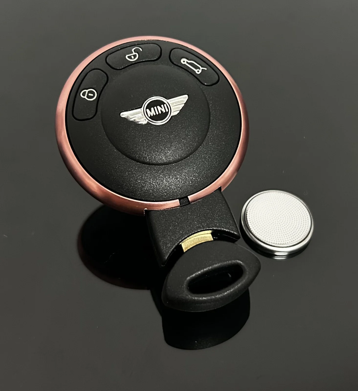 MINI original Schlüsselgehäuse EDITION PINK Emblem Schlüssel Rohling BMW R56 R57 R58 Cabrio R60 R61 Clubman Countryman
