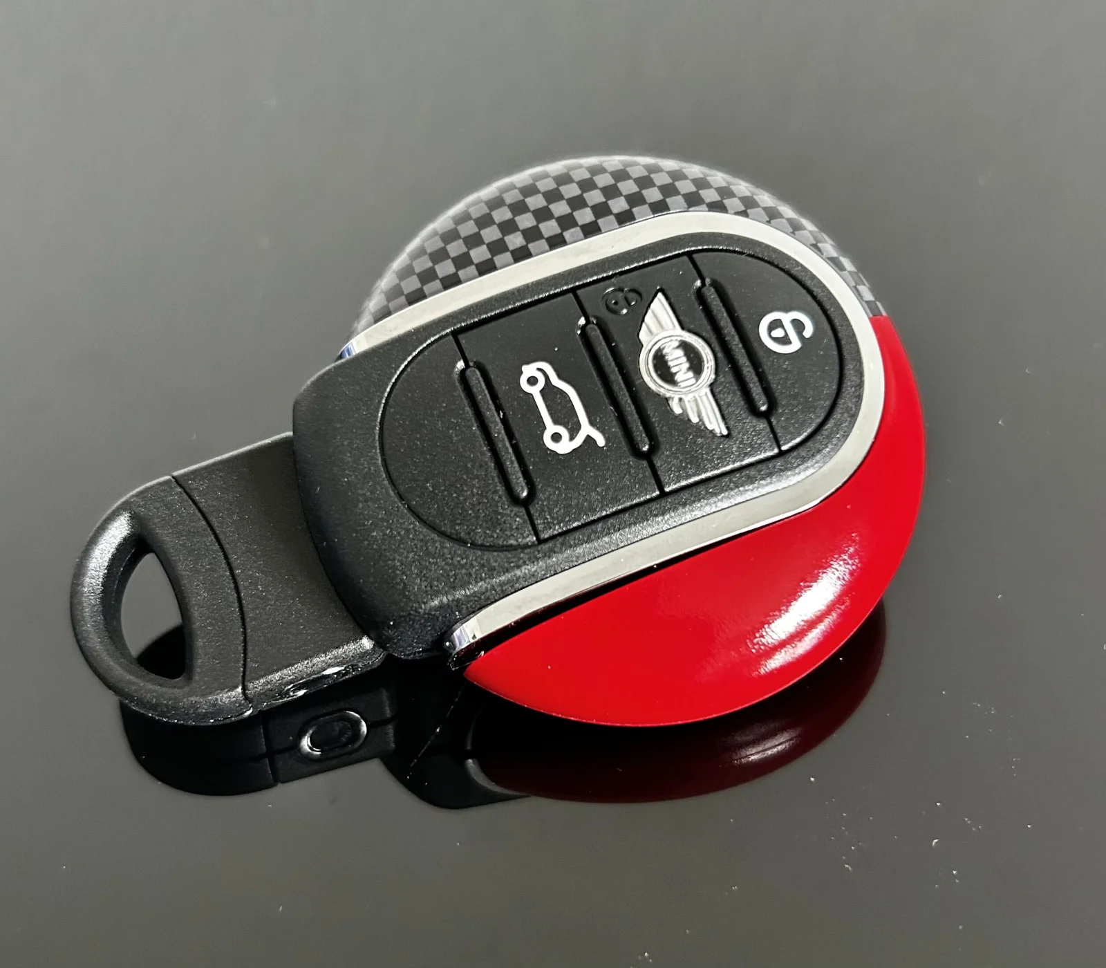 MINI original Schlüsselgehäuse + Emblem Copper CARBON Schlüssel Rohling Ersatzschlüssel F56 F55 F54 F60 Cabrio F57 + weitere Modelle – Bild 7