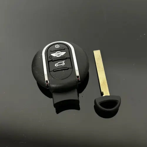 MINI original Schlüsselgehäuse + Emblem Schlüssel 9345896-01 Ersatzschlüssel F56 F55 F54 F60 Cabrio F57 Fernbedienung – Bild 3