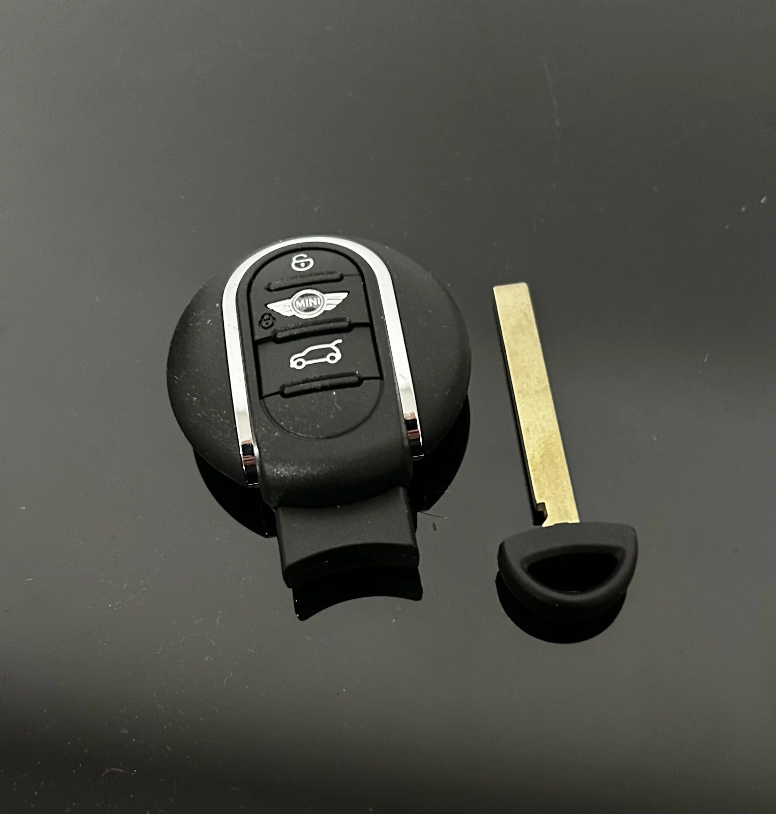 MINI original Schlüsselgehäuse + Emblem Schlüssel 9345896-01 Ersatzschlüssel F56 F55 F54 F60 Cabrio F57 Fernbedienung – Bild 3