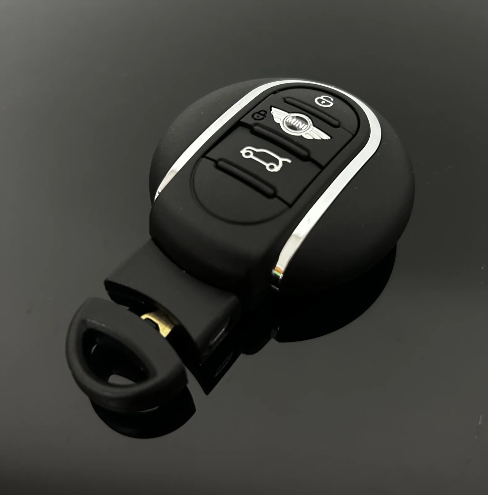 MINI original Schlüsselgehäuse + Emblem Schlüssel 9345896-01 Ersatzschlüssel F56 F55 F54 F60 Cabrio F57 Fernbedienung