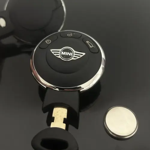 MINI original Schlüsselgehäuse + Logo Emblem Schlüssel Rohling BMW R56 R57 R58 Cabrio R60 R61 Clubman Countryman