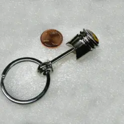 NEU 1x für Fiat ABARTH Schlüsselanhänger Motorkolben Tributo 595 695 Keychain Ring – Bild 4