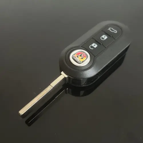NEU ABARTH 500 Funkschlüssel incl. ELEKTRONIK Autoschlüssel Fahrzeug Schlüssel Fernbedienung