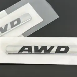 neu ORIGINAL Jaguar AWS Emblem 90mm Chrom Logo Schild Aufkleber
