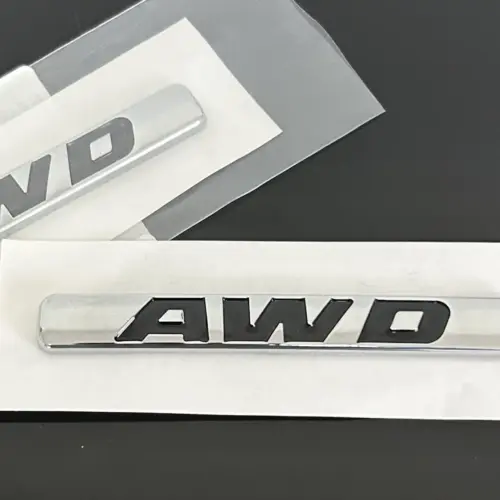 neu ORIGINAL Jaguar AWS Emblem 90mm Chrom Logo Schild Aufkleber