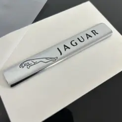 neu ORIGINAL Jaguar Emblem 93mm Chrom Logo Schild in METALL Aufkleber – Bild 2