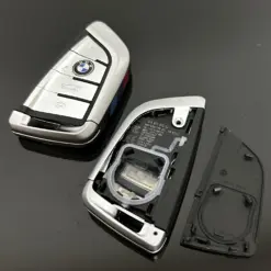 NEU Schlüssel Gehäuse 4 Tasten mit EMBLEM für BMW METALL 3 5 6 8 X3 X4 X5 X7 G-Serie G21 G20 G31 G30 – Bild 5