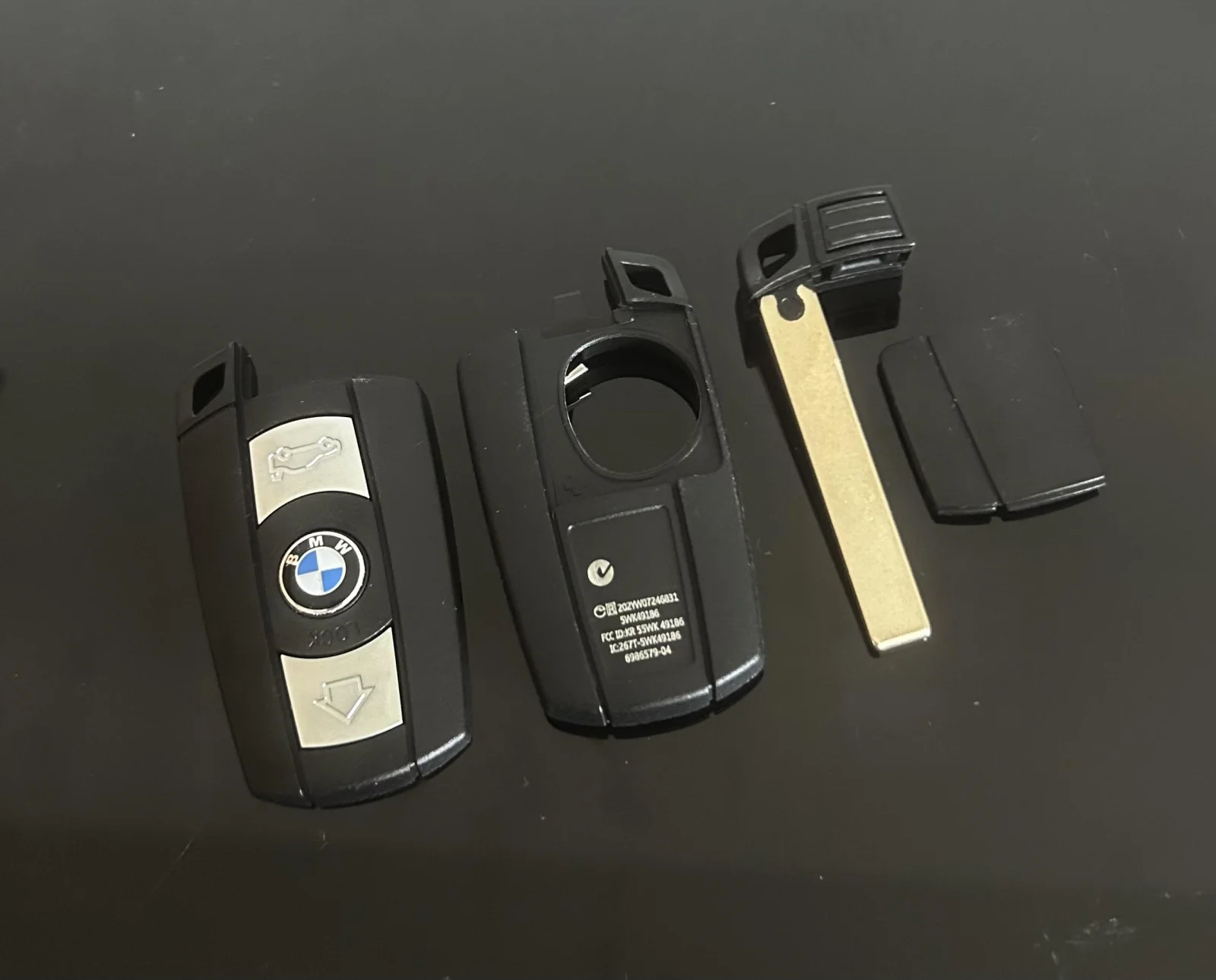 NEU Schlüsselgehäuse 3 Tasten BMW METALL F20 F21 F22 F30 F31 F80 E84 F85