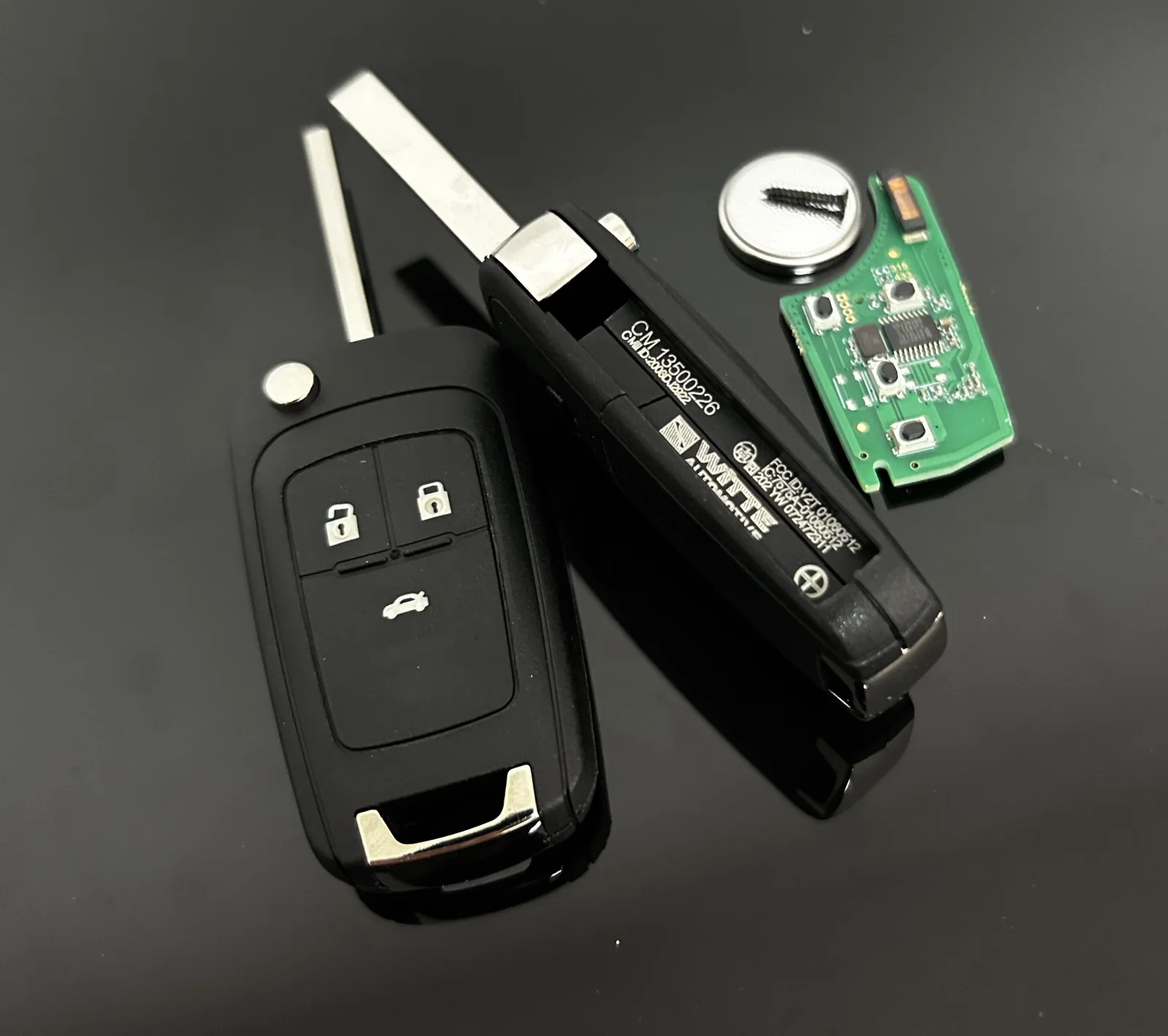 OPEL 3 Tasten Schlüsselgehäuse + ELEKTRONIK Vectra Zafira Signum Corsa Merida Mokka Adam Astra Combo GM13500226 – Bild 2