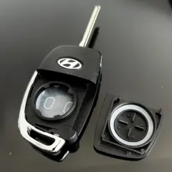 ORIGINAL Hyundai Schlüsselgehäuse + Emblem Funk Fernbedienung Autoschlüssel KFZ Solaris ELANTRA Santa Fe i10 i20 i30 i35 i40 IX35 IX45 – Bild 7