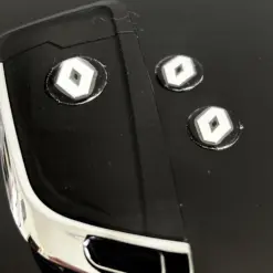 Alternative view of RENAULT 1x Schlüsselemblem 14mm Aufkleber ALU Schlüssellogo Emblem Schriftzug LOGO