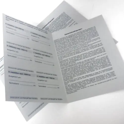 1 x Zündapp Inspektion Service Brief Garantie Betrieb Schein – Bild 3