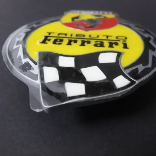 1x Abarth Tributo 595 ORIGINAL Emblem NEU Logo Schritzug 735524380 – Ansicht 2