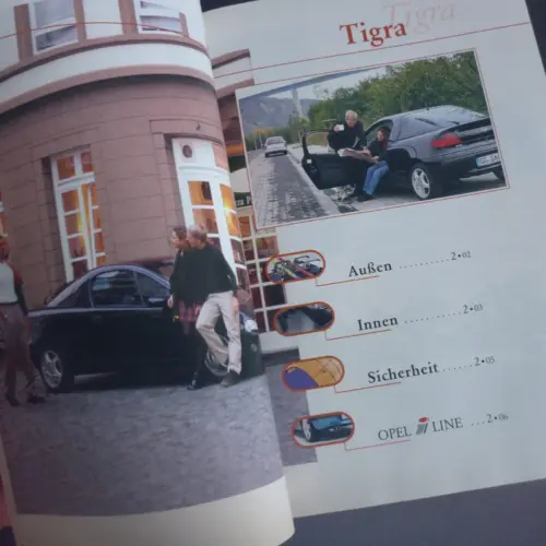 Alternative view of 2x Opel Handbuch Zubehör Programm + Service Netz 2001/2001