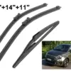 3er SET Scheibenwischer ABARTH + FIAT 500 Auto Wischer vorne und hinten