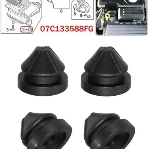 4x Kugelpfanne Gummi Motorabdeckung Gummitülle Puffer Befestigung VW UP 07C133588