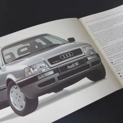 Audi 80 B4 Betriebsanleitungab `91 Bedienungsanleitung Anleitung Wartung Service – Ansicht 3