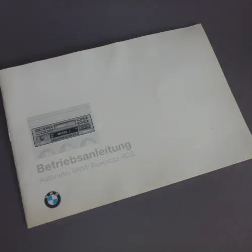 BMW E36 3er Betriebsanleitung 1994 Autoradio Business RDS