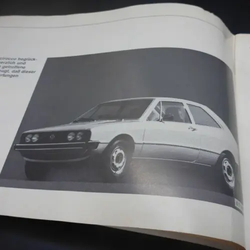 Der Scirocco VW Bedienungsanleitung Betriebsanleitung 3/1974 1.Auflage 400565001 – Bild 5