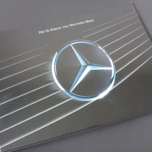 Die SL-Klasse 1989 von Mercedes Benz Personenwagen Prospekt Katalog Broschüre