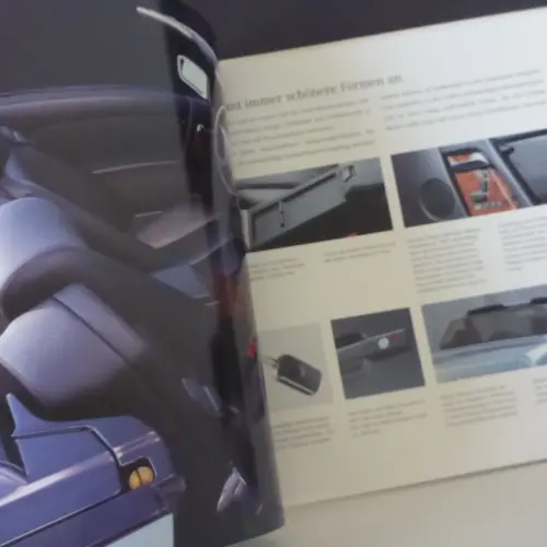 Die SL-Klasse 1989 von Mercedes Benz Personenwagen Prospekt Katalog Broschüre – Bild 4