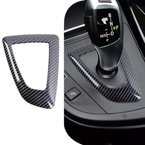 für BMW Kohlefaser/Carbon Design Mittelkonsole Schalthebel Platte Abdeckung Blende F21 F20 F22 F23 F30 F31 F34 F33 F35 F36