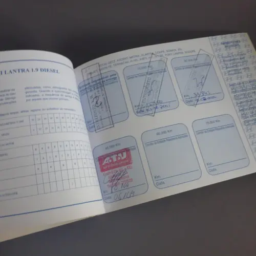 Alternative view of Hyundai Serviceheft Inspektionsheft Servicenachweis Serviceplan 45000km