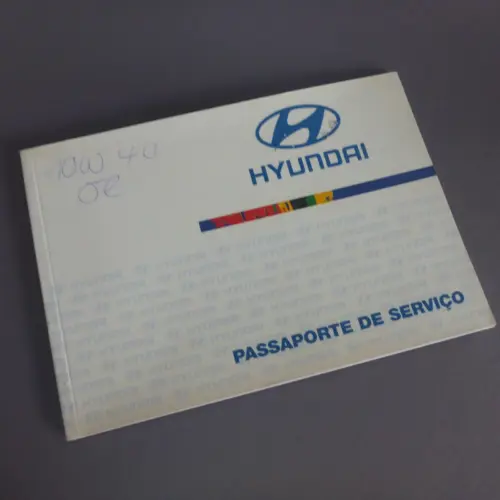 Hyundai Serviceheft Inspektionsheft Servicenachweis Serviceplan 45000km