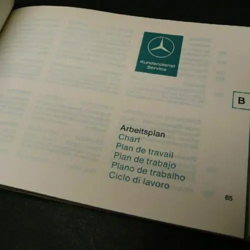 Mercedes Benz W115/8 Wartungspläne Serviceheft Inspektionsheft Kundendienstheft – Bild 8