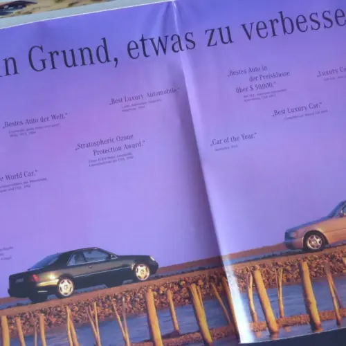 Neues von den S-Klassen Mercedes Benz Personenwagen Prospekt Katalog Broschüre – Bild 5