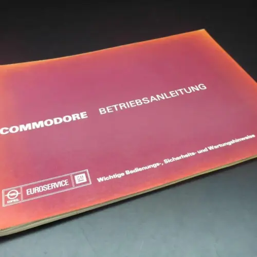 OPEL Commodore Betriebsanleitung 1976 Bedienungsanleitung Anleitung Wartung