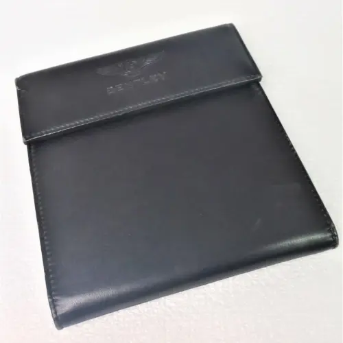 Original Bentley CD Mappe RARITÄT Rolls Royse für 8CD Navi DVD Ordner LEDER