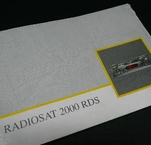 Renault Radiosat 2000 RDS ORIGINAL Bedienungsanleitung Betriebsanleitung Twingo