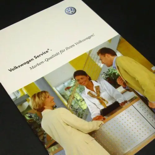 VW ORIGINAL Werbeheft aus 07/2000 Volkswagen Service Marken Qualität Werbung